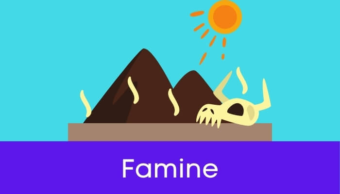 अकाल हिंदी निबंध - Famine Essay in Hindi