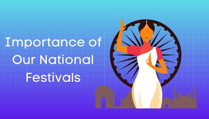 हमारे राष्ट्रीय त्योहारों का महत्त्व हिंदी निबंध - Importance of Our National Festivals Essay in Hindi