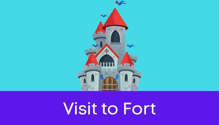 एक किले की सैर हिंदी निबंध - Visit to Fort Essay in Hindi